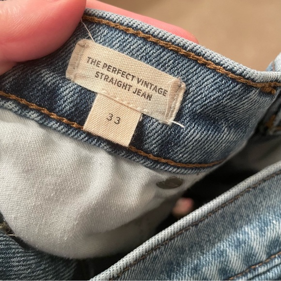 Madewell Perfect Vintage Straight Jean - Picture 3 of 5